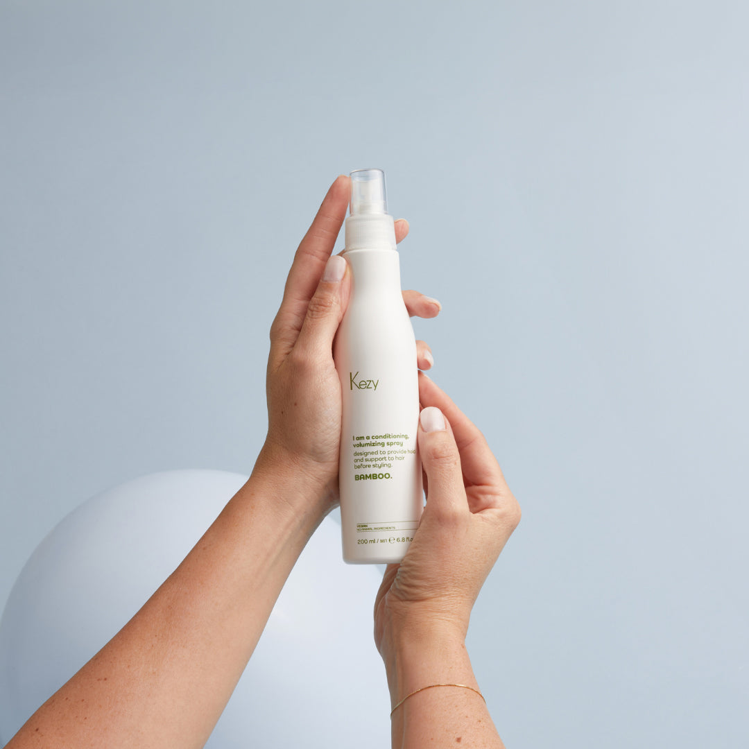 Kezy Bamboo apimtiems suteikiantis nenuplaunamas kondicionierius 200 ml