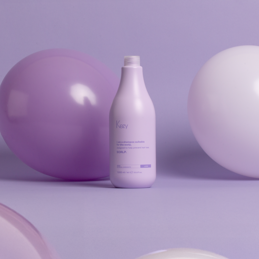 KEZY Šampūnas nuo plaukų slinkimo 375ml-1l