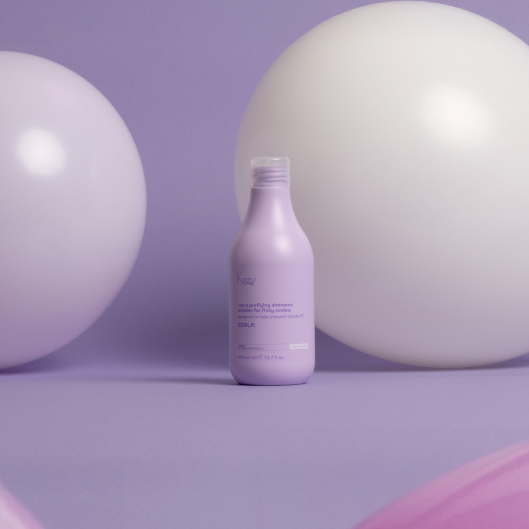Valomasis KEZY šampūnas nuo pleiskanų 375ml-1l